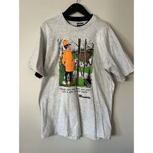 VTG Signal Tag 80s Hunting Humor T-shirt Single Stitch  Minnesota Black Accents